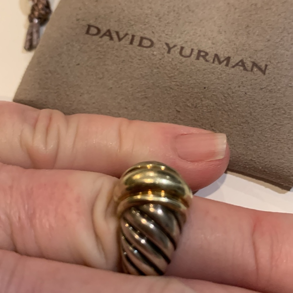 David Yurman gold / silver Ring Great Valentines Gift!! - Picture 12 of 12